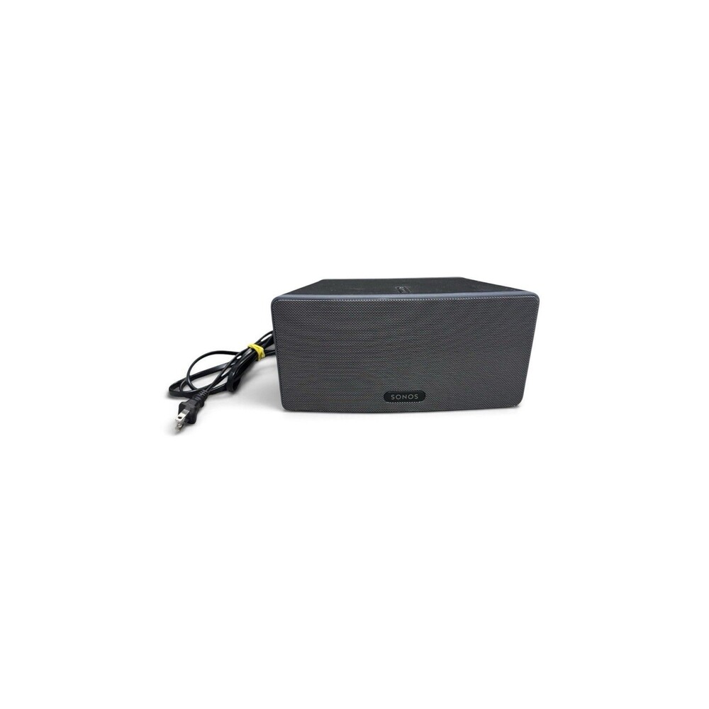 Sonos PLAY 3 Wireless Speaker Black And Grey w/ Power Cord Tested Working